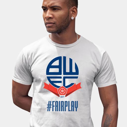 Bolton Wanderers FC Fair Play Men's T-Shirt - White